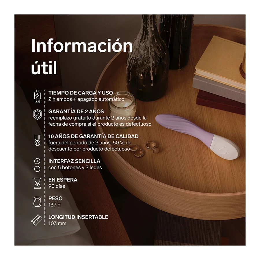 LELO - MONA TWIST RECHARGEABLE APP-CONTROLLED G-SPOT VIBRATOR LAVENDER